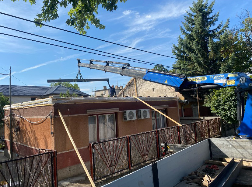 BartaFuvar:építőanyag szállítás daruval